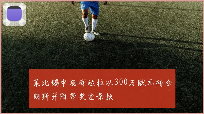 莱比锡中场海达拉以300万欧元转会朗斯并附带奖金条款